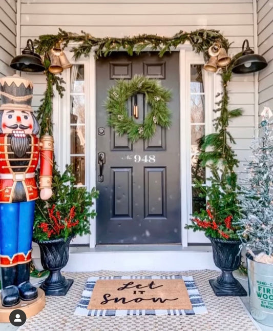 let it snow doormat