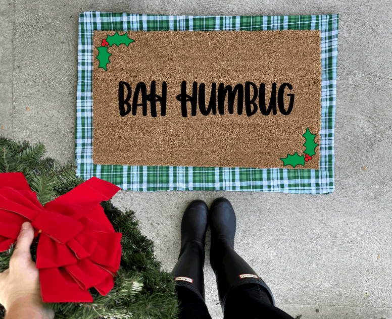 bah humbug doormat