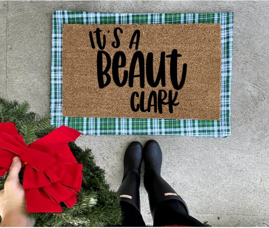 It’s a beaut doormat