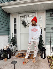 Load image into Gallery viewer, Candy candy canes, candy corns, syrup Unisex Sweatshirt, christmas shirt, buddy the elf shirt, punny shirt, holiday shirt
