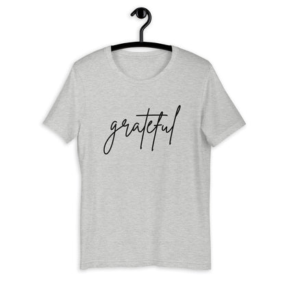 Grateful Short-Sleeve Unisex T-Shirt, Friendsgiving shirt, thanksgiving shirt, cute shirt