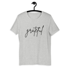 Load image into Gallery viewer, Grateful Short-Sleeve Unisex T-Shirt, Friendsgiving shirt, thanksgiving shirt, cute shirt
