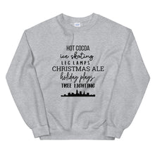 Load image into Gallery viewer, Christmas Cleveland Favorites Unisex Sweatshirt, christmas shirt, punny shirt, holiday shirt, Cleveland shirt, cleveland ohio
