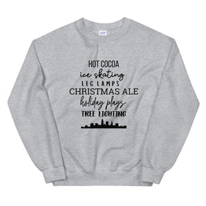 Christmas Cleveland Favorites Unisex Sweatshirt, christmas shirt, punny shirt, holiday shirt, Cleveland shirt, cleveland ohio