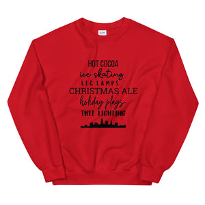 Christmas Cleveland Favorites Unisex Sweatshirt, christmas shirt, punny shirt, holiday shirt, Cleveland shirt, cleveland ohio