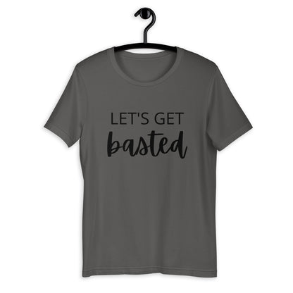 Lets get basted Short-Sleeve Unisex T-Shirt, Friendsgiving shirt, thanksgiving shirt, punny shirt