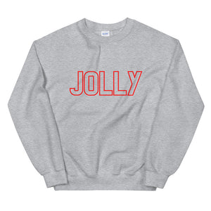 Jolly Unisex Sweatshirt, christmas shirt, punny shirt, holiday shirt