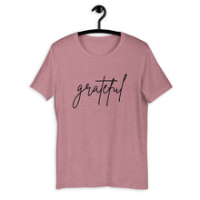 Load image into Gallery viewer, Grateful Short-Sleeve Unisex T-Shirt, Friendsgiving shirt, thanksgiving shirt, cute shirt
