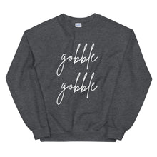 Load image into Gallery viewer, Gobble gobble Unisex Sweatshirt, Friendsgiving shirt, thanksgiving shirt, punny shirt
