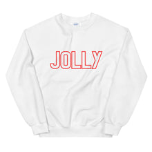 Load image into Gallery viewer, Jolly Unisex Sweatshirt, christmas shirt, punny shirt, holiday shirt
