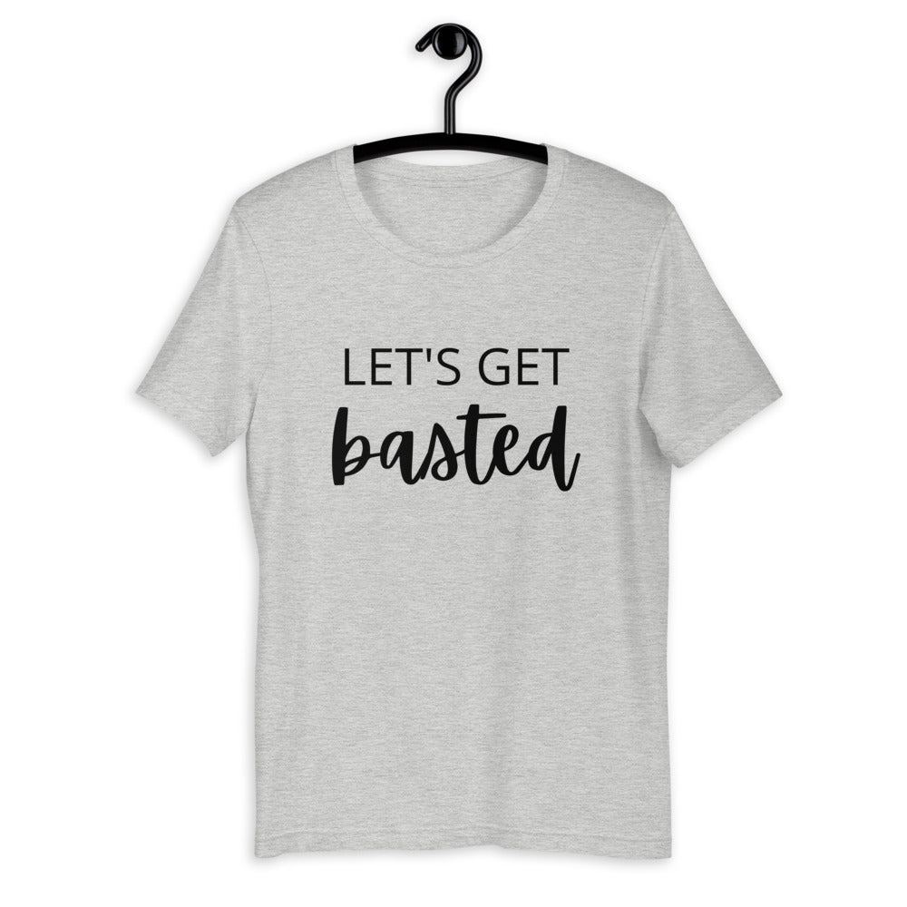 Lets get basted Short-Sleeve Unisex T-Shirt, Friendsgiving shirt, thanksgiving shirt, punny shirt