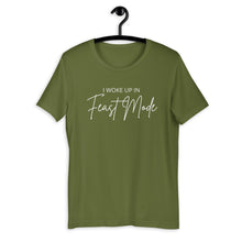 Load image into Gallery viewer, I Woke Up In Feast Mode Short-Sleeve Unisex T-Shirt, Friendsgiving shirt, thanksgiving shirt, fall shirt, punny shirt
