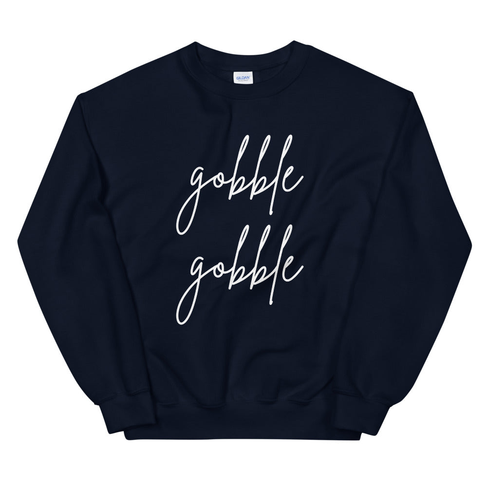 Gobble gobble Unisex Sweatshirt, Friendsgiving shirt, thanksgiving shirt, punny shirt