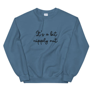 Its a bit nipply out Unisex Sweatshirt, christmas shirt, punny shirt, holiday shirt, christmas vacation, christmas movies