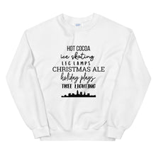 Load image into Gallery viewer, Christmas Cleveland Favorites Unisex Sweatshirt, christmas shirt, punny shirt, holiday shirt, Cleveland shirt, cleveland ohio
