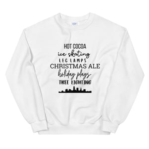 Christmas Cleveland Favorites Unisex Sweatshirt, christmas shirt, punny shirt, holiday shirt, Cleveland shirt, cleveland ohio