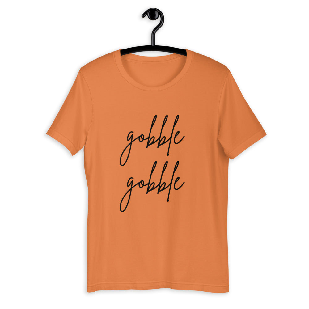 Gobble gobble Short-Sleeve Unisex T-Shirt, Friendsgiving shirt, thanksgiving shirt, punny shirt