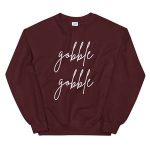 Gobble gobble Unisex Sweatshirt, Friendsgiving shirt, thanksgiving shirt, punny shirt