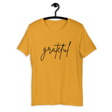 Load image into Gallery viewer, Grateful Short-Sleeve Unisex T-Shirt, Friendsgiving shirt, thanksgiving shirt, cute shirt
