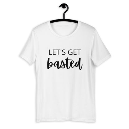 Lets get basted Short-Sleeve Unisex T-Shirt, Friendsgiving shirt, thanksgiving shirt, punny shirt