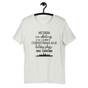 Christmas Cleveland Favorites Short-Sleeve Unisex T-Shirt, christmas shirt, punny shirt, holiday shirt, Cleveland shirt, Cleveland ohio