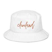 Load image into Gallery viewer, Cleveland Organic bucket hat, Cleveland fan, football hat, football season
