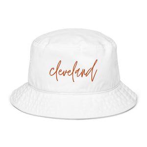 Cleveland Organic bucket hat, Cleveland fan, football hat, football season