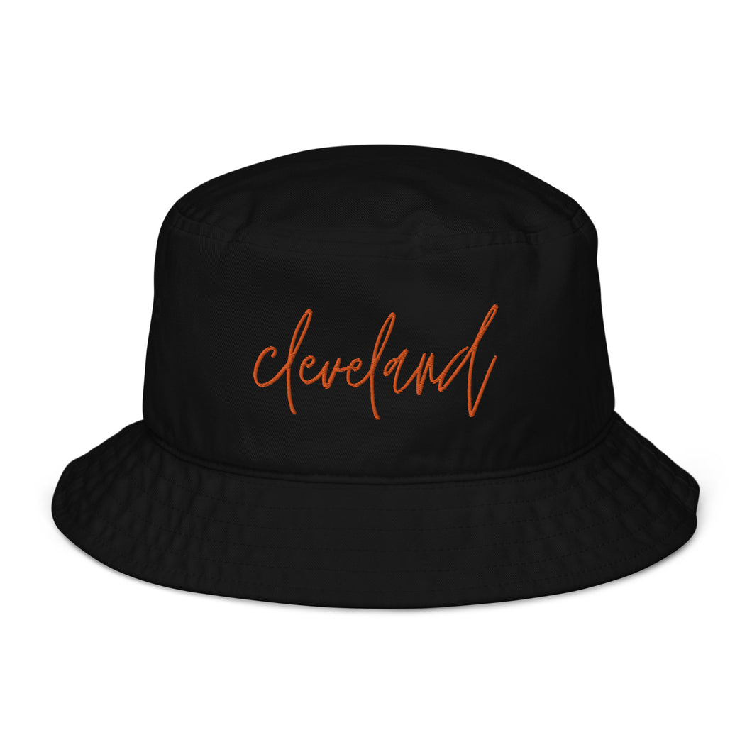 Cleveland Organic bucket hat, Cleveland fan, football hat, football season