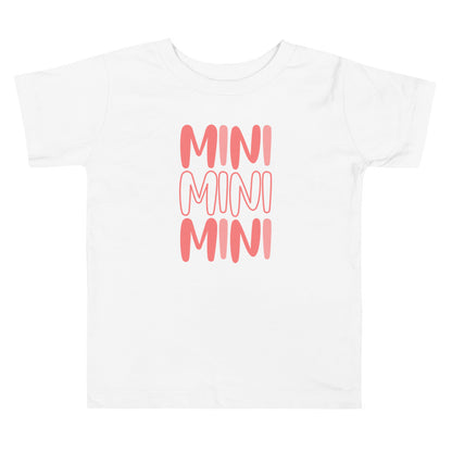 Triple Pink Mini Toddler Short Sleeve Tee