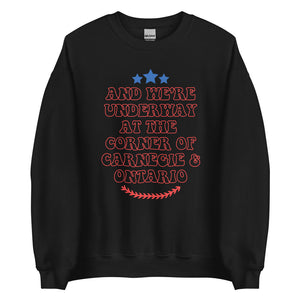 Retro Cleveland Carnegie and Ontario Unisex Sweatshirt