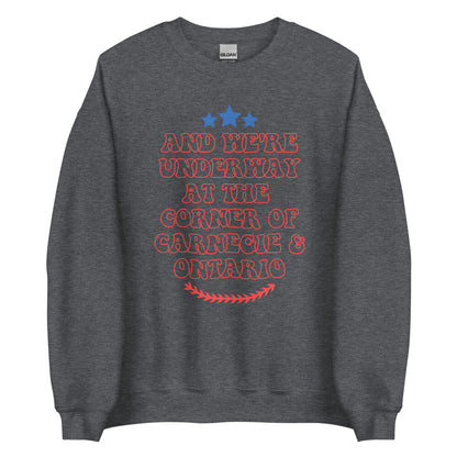 Retro Cleveland Carnegie and Ontario Unisex Sweatshirt