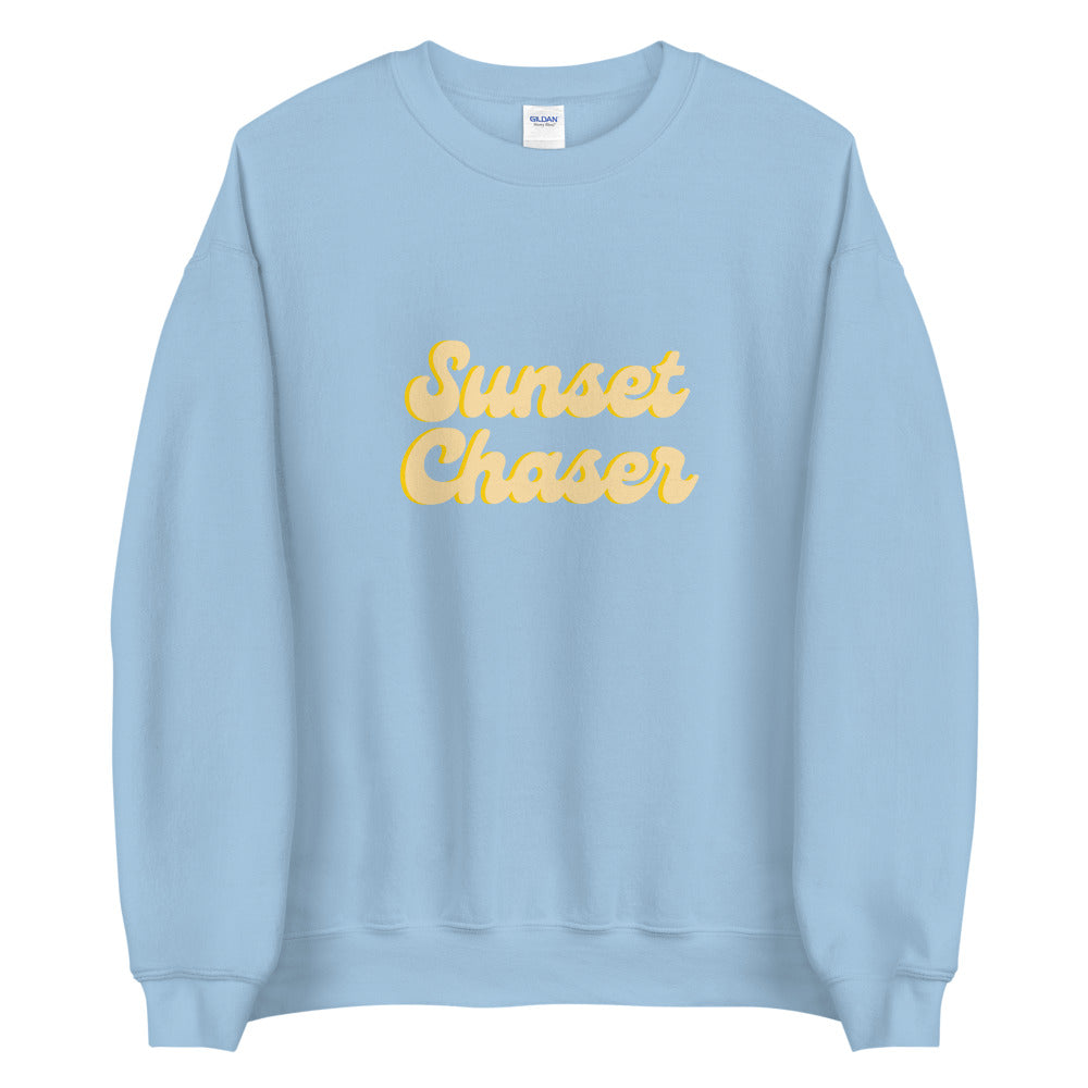 Sunset chaser Unisex Sweatshirt, summer shirt, cute shirt