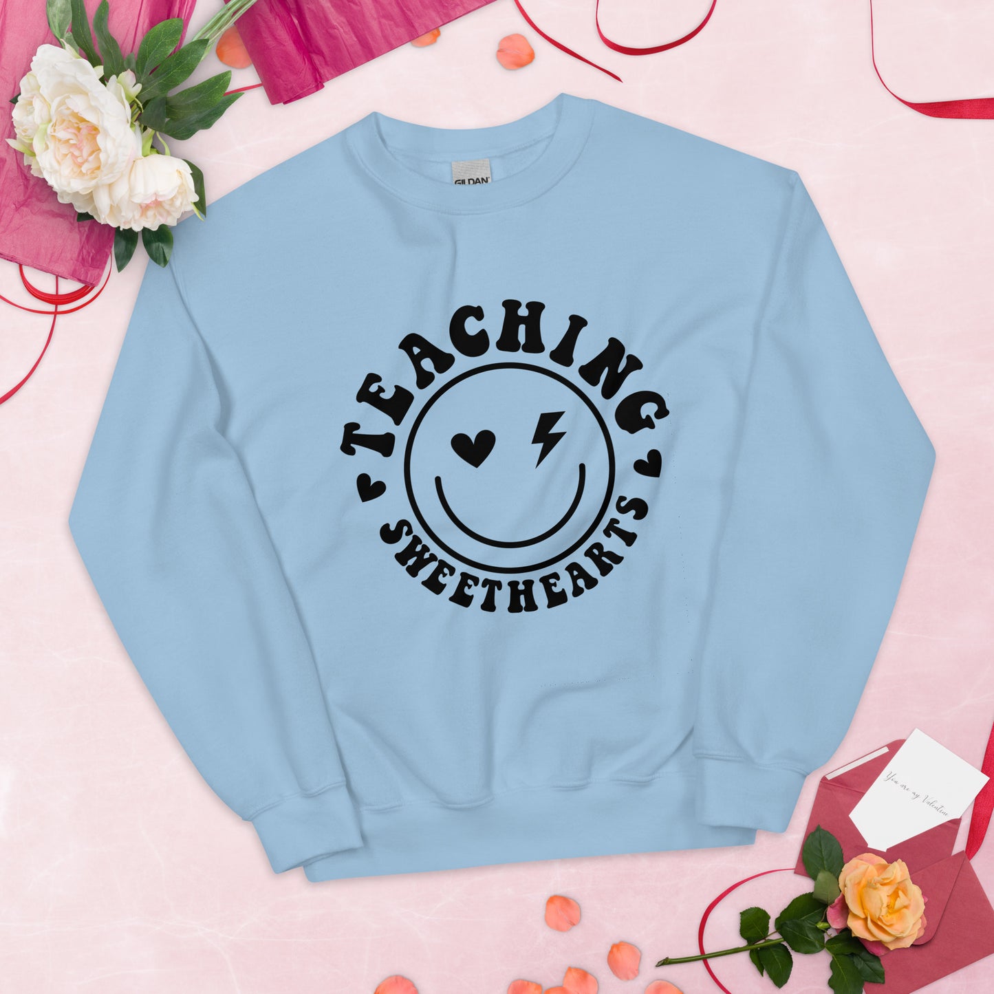 Teaching Sweethearts Rocker Sweatshirt, Valentines Teacher Sweatshirt, Valentines Day Teacher Shirt, Teacher Valentines Gift