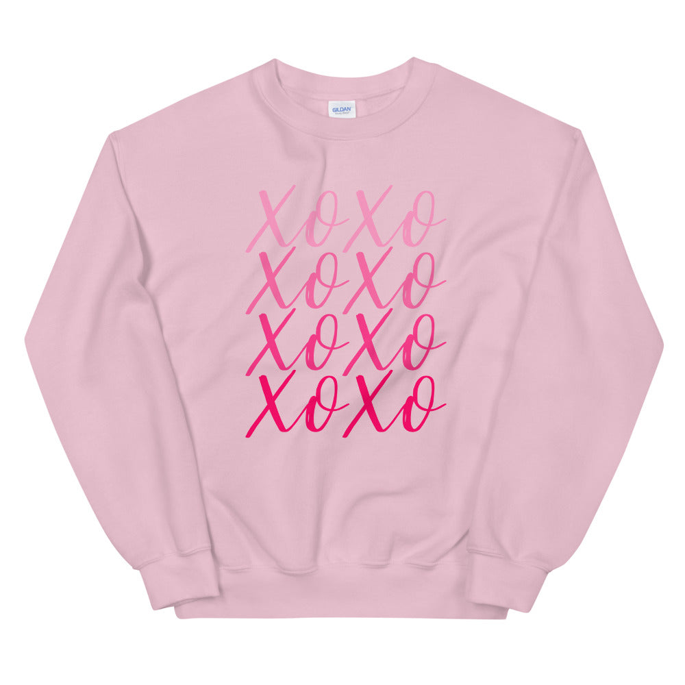 XOXO Unisex Sweatshirt, valentines sweatshirt, valentine shirt, cute shirt