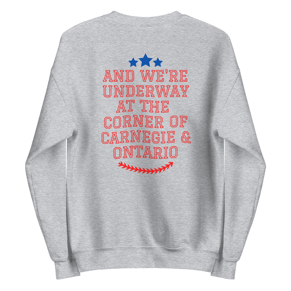 Classic Back Cleveland Carnegie and Ontario Unisex Sweatshirt