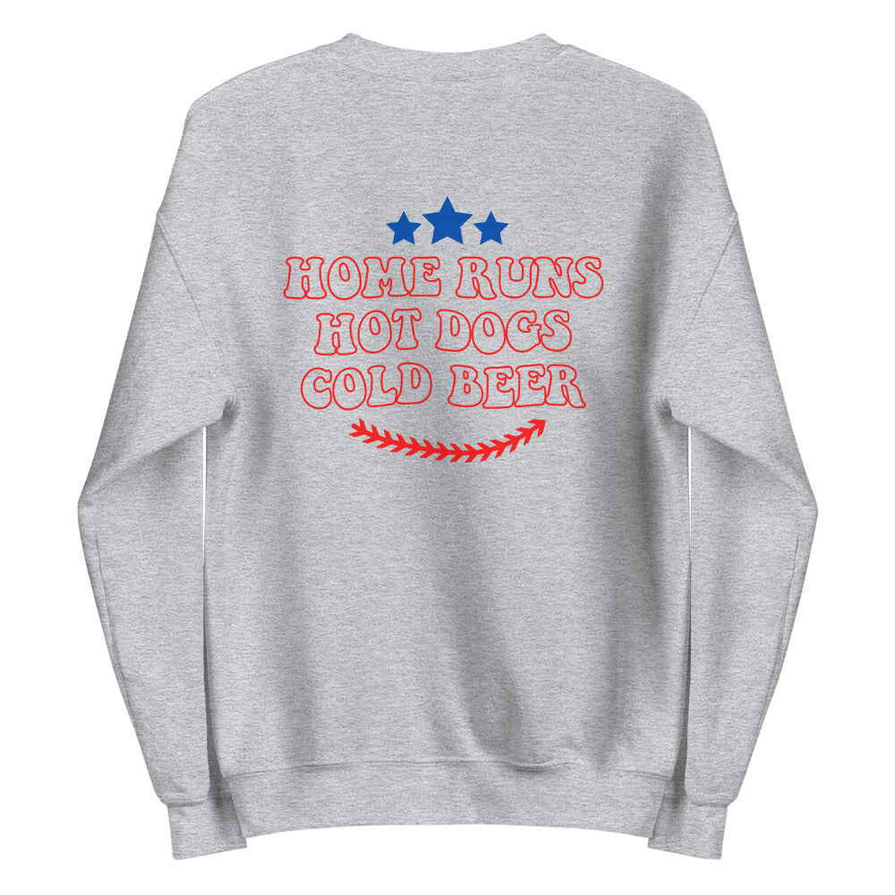 Retro Baseball Favorites Unisex Sweatshirt