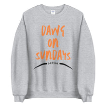 Load image into Gallery viewer, Dawg on sundays Unisex Sweatshirt, Cleveland shirt, Cleveland browns, football season
