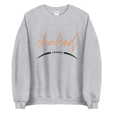 Load image into Gallery viewer, Cleveland football Unisex Sweatshirt, football season, football shirt, Cleveland browns
