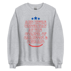 Retro Cleveland Carnegie and Ontario Unisex Sweatshirt