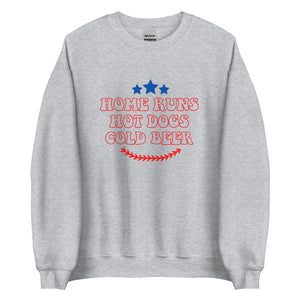 Retro Baseball Favorites Unisex Sweatshirt