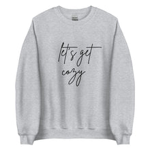 Load image into Gallery viewer, Let&#39;s Get Cozy Sweatshirt, sweater weather, fall shirt, gift for her
