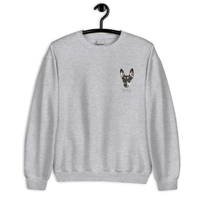 Personalized Pet Photo and Name Sweatshirt, Custom Sweatshirt, Dog lover shirt, Spring Pullover, Dog Lover Gift