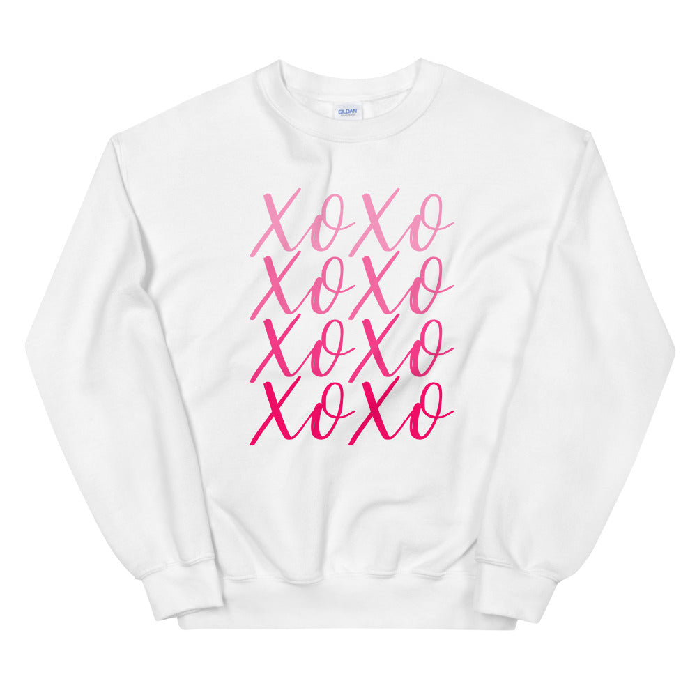 XOXO Unisex Sweatshirt, valentines sweatshirt, valentine shirt, cute shirt
