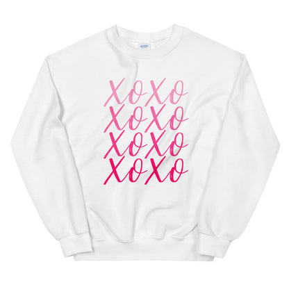 XOXO Unisex Sweatshirt, valentines sweatshirt, valentine shirt, cute shirt