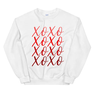 XOXO Unisex Sweatshirt, Valentines shirt, valentine, cute shirt