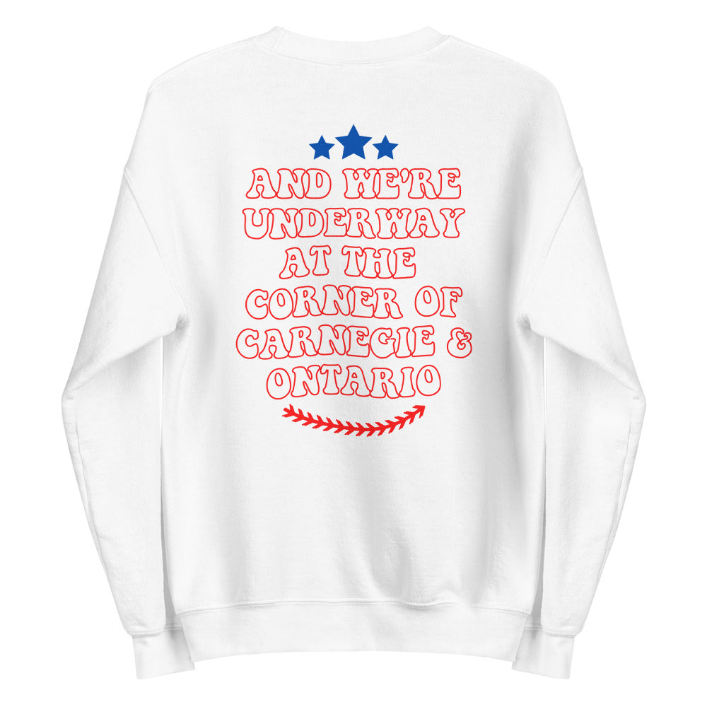 Retro Back Cleveland Carnegie and Ontario Unisex Sweatshirt