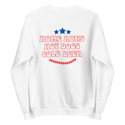 Retro Baseball Favorites Unisex Sweatshirt