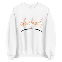 Load image into Gallery viewer, Cleveland football Unisex Sweatshirt, football season, football shirt, Cleveland browns
