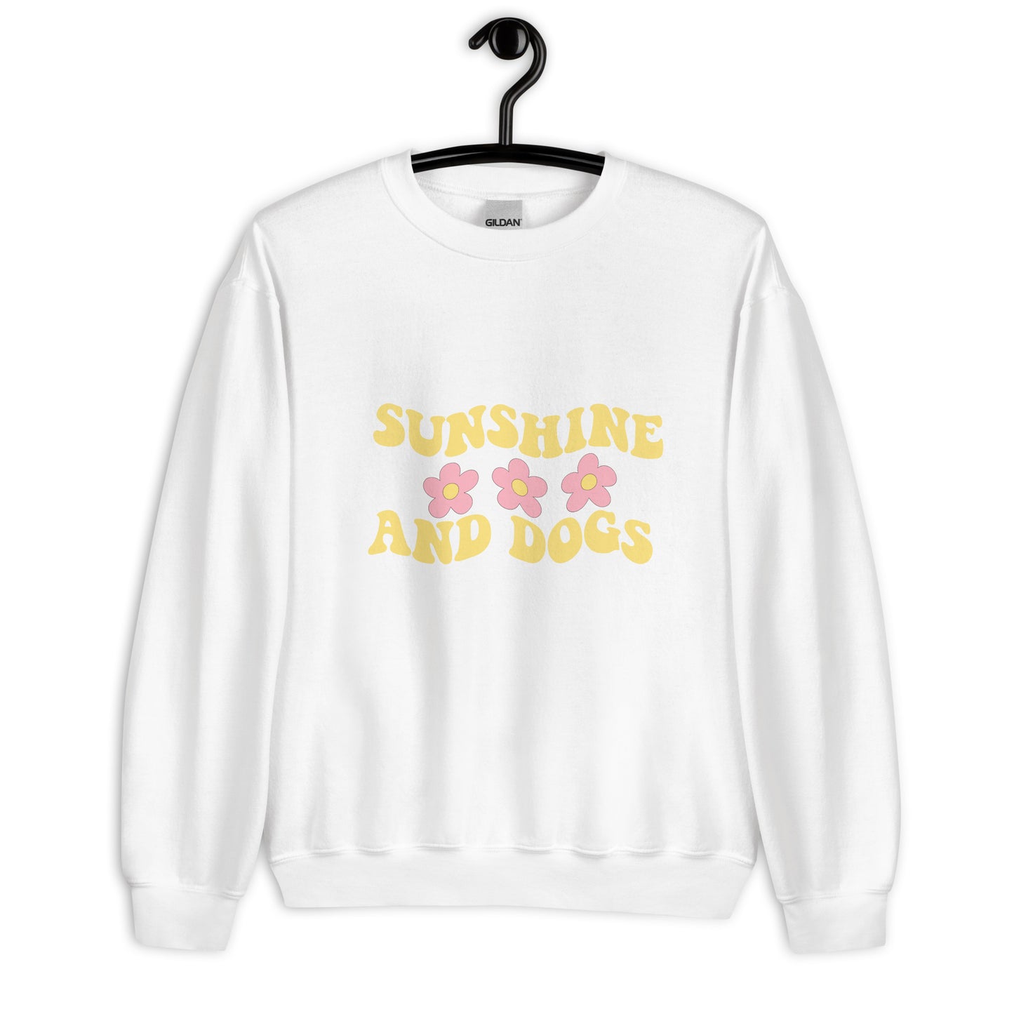 Sunshine and dogs Unisex Sweatshirt, cute shirt, dog lover, dog mom, beach shirt