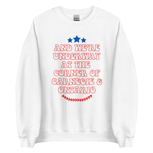 Retro Cleveland Carnegie and Ontario Unisex Sweatshirt